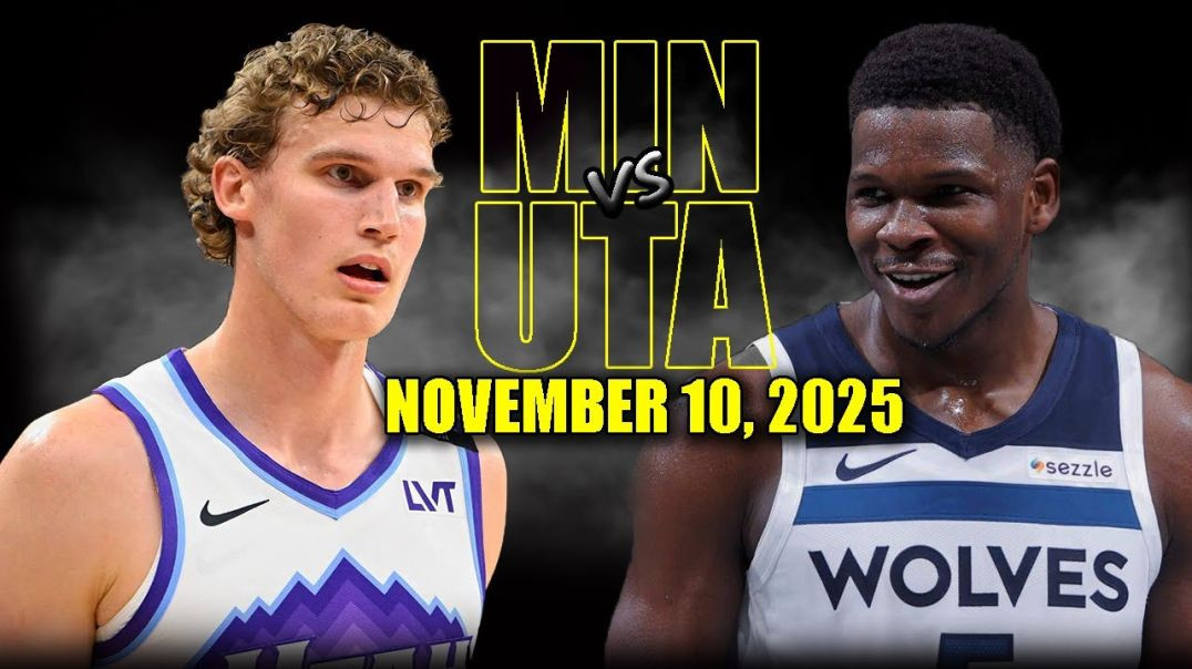 ⁣Minnesota Timberwolves vs Utah Jazz Full Game Highlights - November 10, 2025 NBA Season