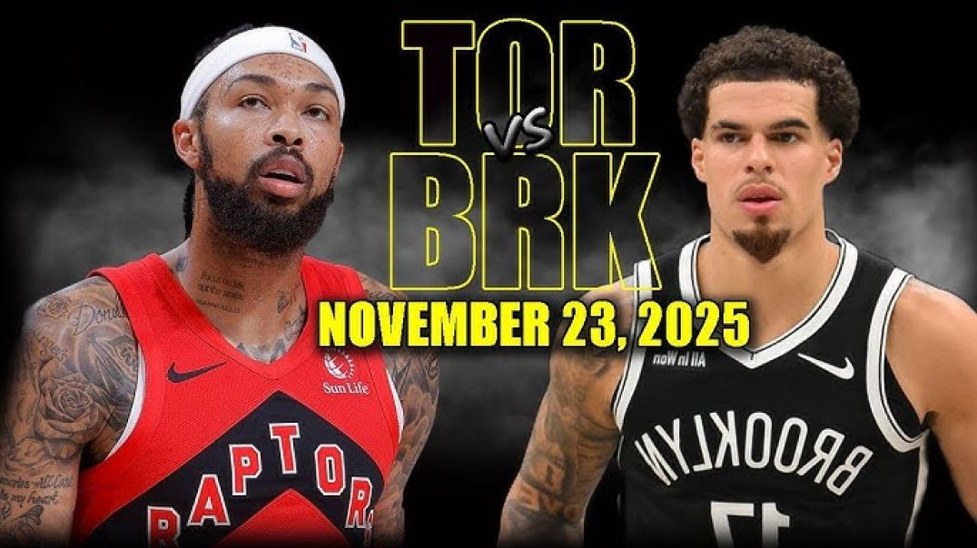 ⁣Toronto Raptors vs Brooklyn Nets Full Game Highlights - November 23, 2025 NBA Season