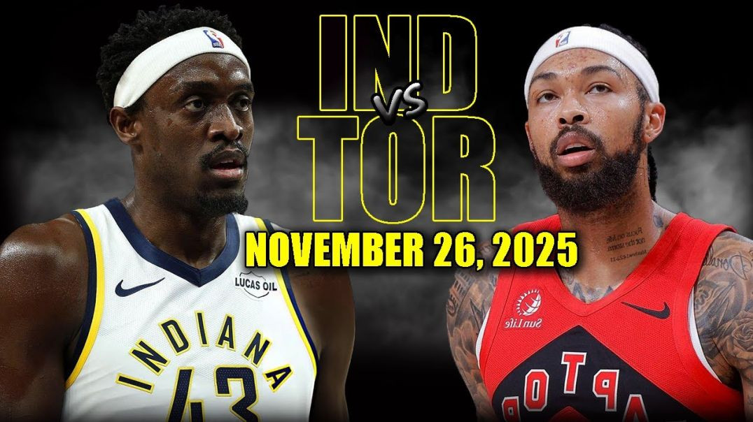 ⁣Toronto Raptors vs Indiana Pacers Full Game Highlights - November 26, 2025 NBA Season