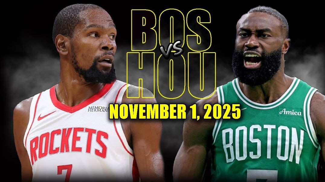 ⁣Houston Rockets vs Boston Celtics Full Game Highlights - November 1, 2025 NBA Season