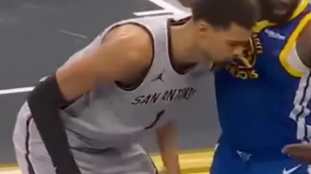 ⁣Draymond Green Tries to Bully Victor Wembanyama and Instant Karma Kicks In