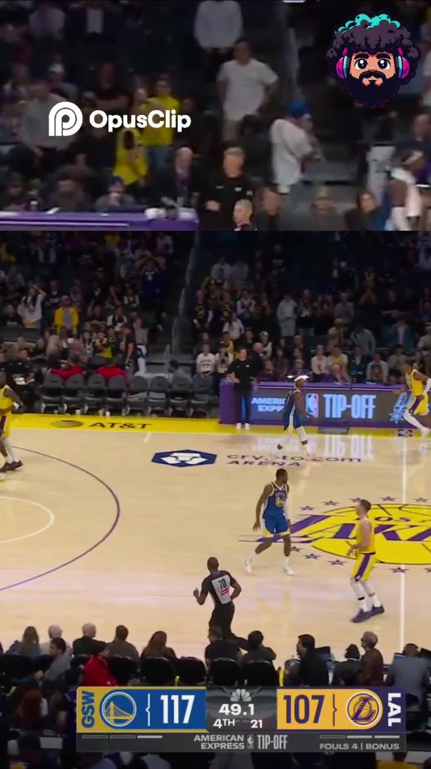 Steph Currys Downtown Los Angeles Alien-Like Shot!