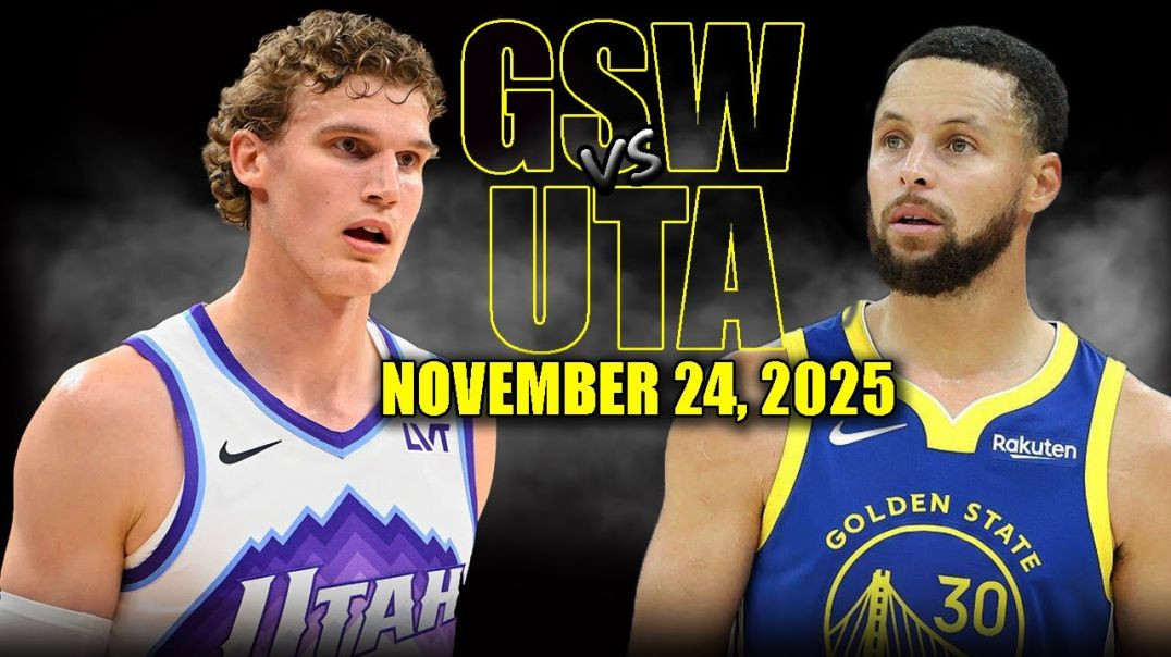 ⁣Golden State Warriors vs Utah Jazz Full Game Highlights - November 24, 2025 NBA Season
