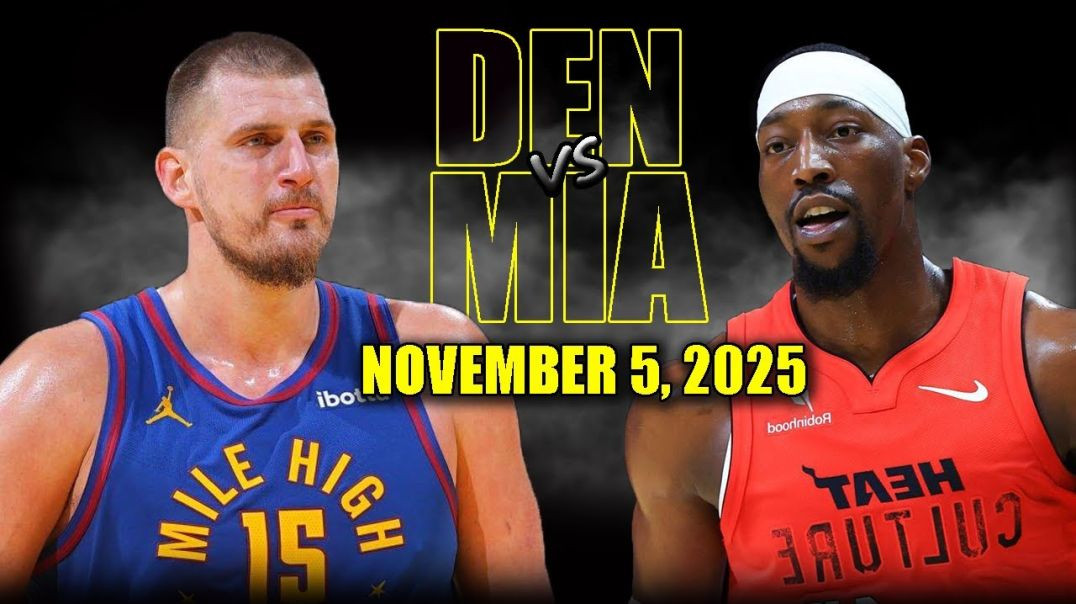 ⁣Denver Nuggets vs Miami Heat Full Game Highlights - November 5, 2025 NBA Season