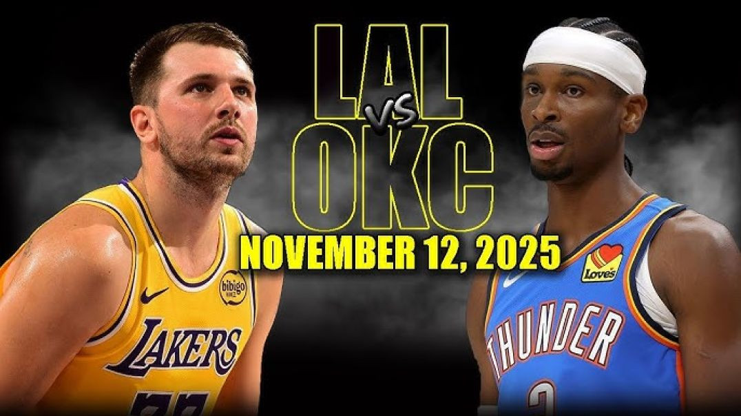 ⁣Los Angeles Lakers vs Oklahoma City Thunder Full Game Highlights - November 12, 2025 NBA Season