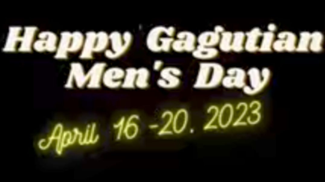 ⁣Annual Gagutian Men's Day Celebration. Loving the children beyond the crib.