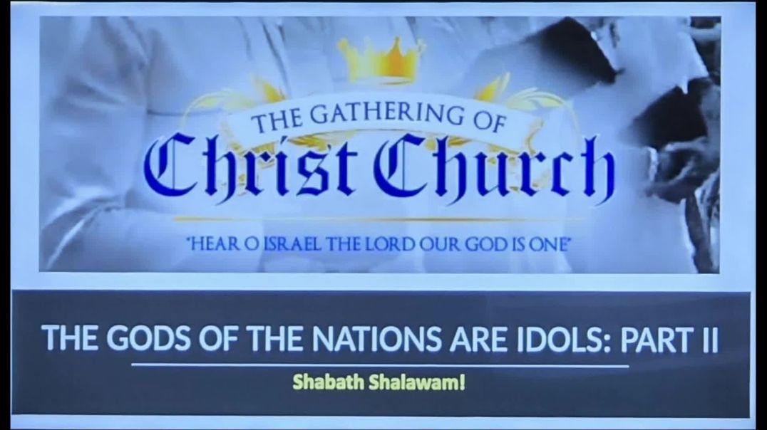 ⁣GOCC TORONTO THE GODS OF THE NATIONS ARE IDOLS PART 2