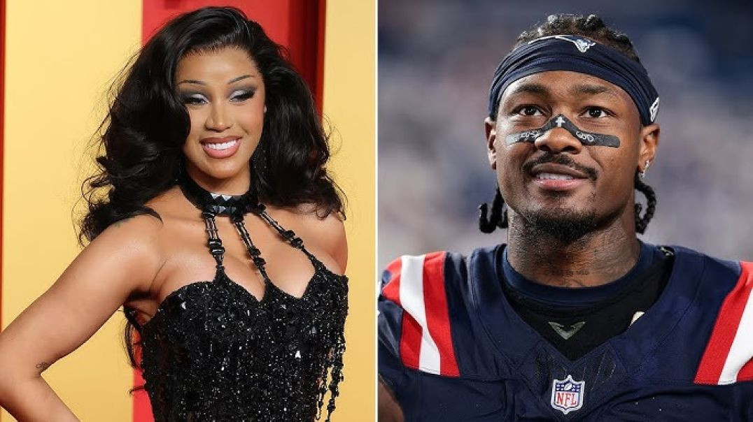⁣Pregnant Cardi B Cheers on Boyfriend Stefon Diggs at Patriots Game