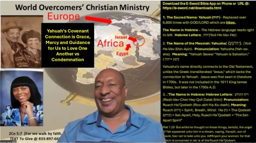 ⁣Yahuah’s Covenant Connection is Grace, Mercy and Guidance for Us to Love One Another vs Condemnation