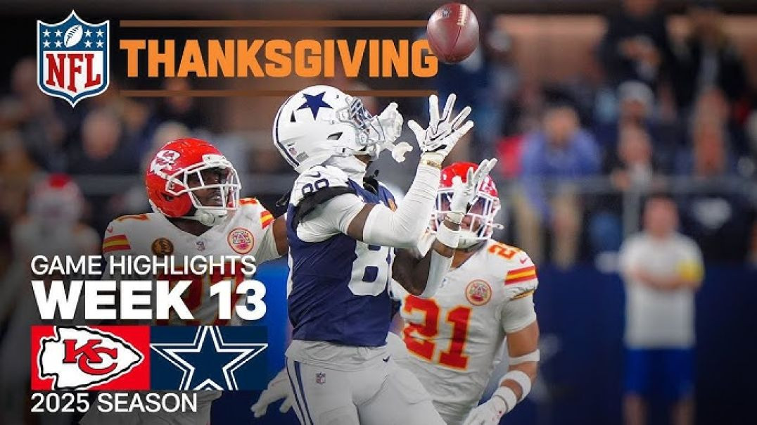 ⁣Kansas City Chiefs vs Dallas Cowboys Thanksgiving Game Highlights 2025 NFL Season Week 13