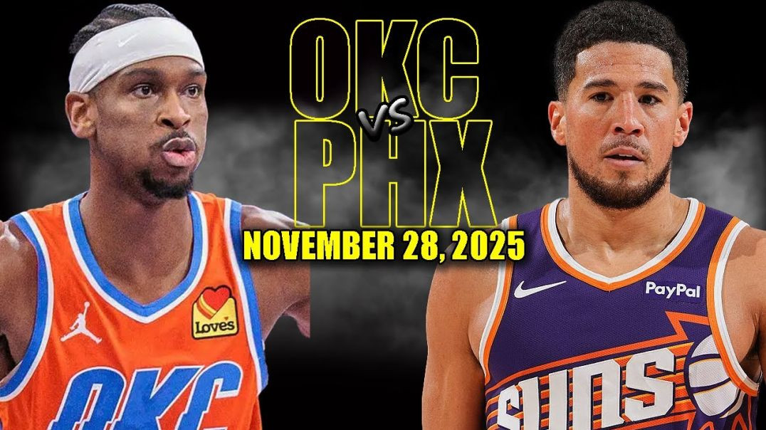 ⁣Oklahoma City Thunder vs Phoenix Suns Full Game Highlights - November 28, 2025 NBA Season
