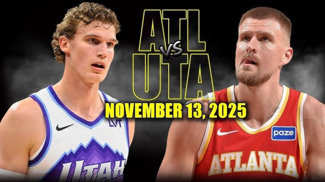 ⁣Atlanta Hawks vs Utah Jazz Full Game Highlights - November 13, 2025 NBA Season