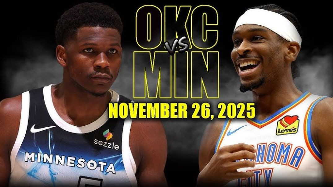 ⁣Oklahoma City Thunder vs Minnesota Timberwolves Full Game Highlights November 26 2025 NBA Season