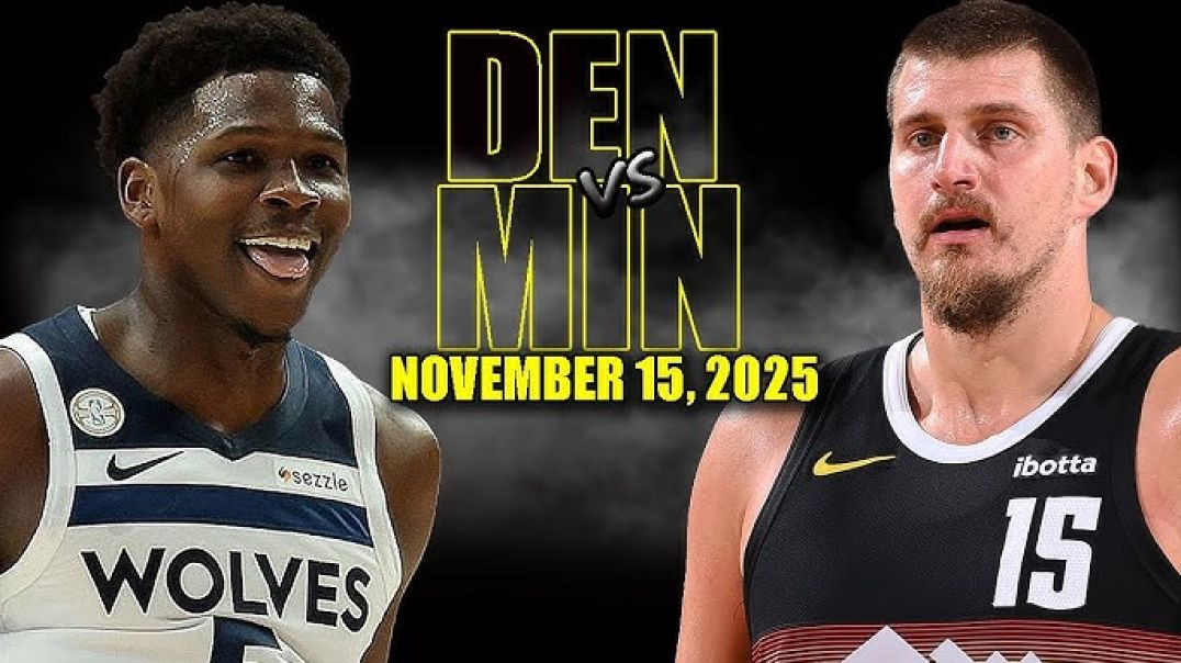 ⁣Denver Nuggets vs Minnesota Timberwolves Full Game Highlights - November 15, 2025 NBA Season