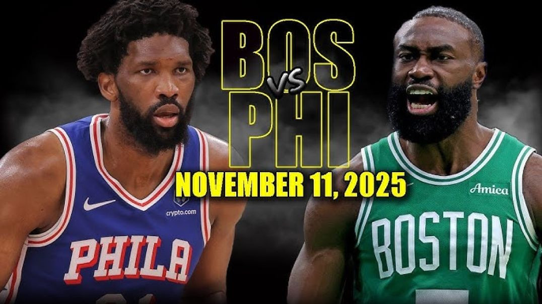 ⁣Boston Celtics vs Philadelphia 76ers Full Game Highlights - November 11, 2025 NBA Season