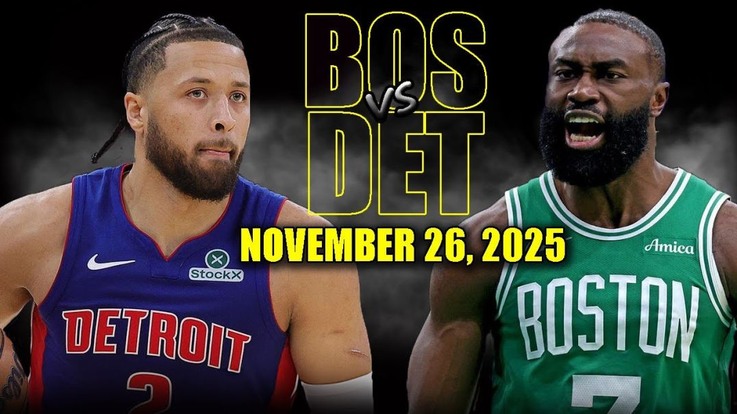 ⁣Boston Celtics vs Detroit Pistons Full Game Highlights - November 26, 2025 NBA Season