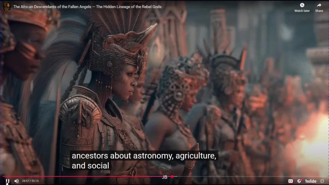 ⁣The African Descendants of the Fallen Angels — The Hidden Lineage of the Rebel Gods