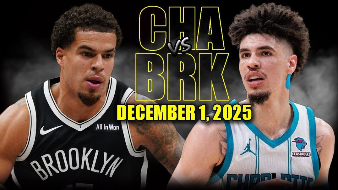 ⁣Charlotte Hornets vs Brooklyn Nets Full Game Highlights - December 1, 2025 NBA Season