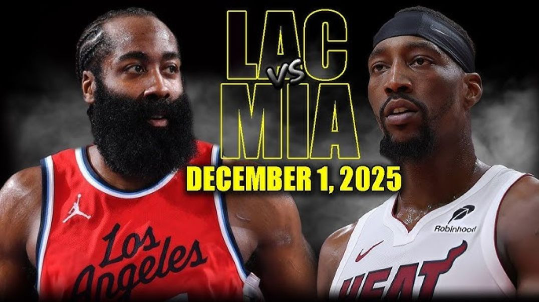 ⁣Los Angeles Clippers vs Miami Heat Full Game Highlights - December 1, 2025 NBA Season