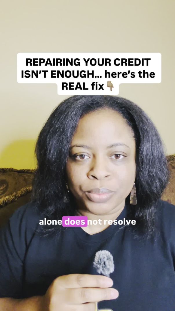 Learn why credit repair alone isn’t enough and how to rebuild responsibly