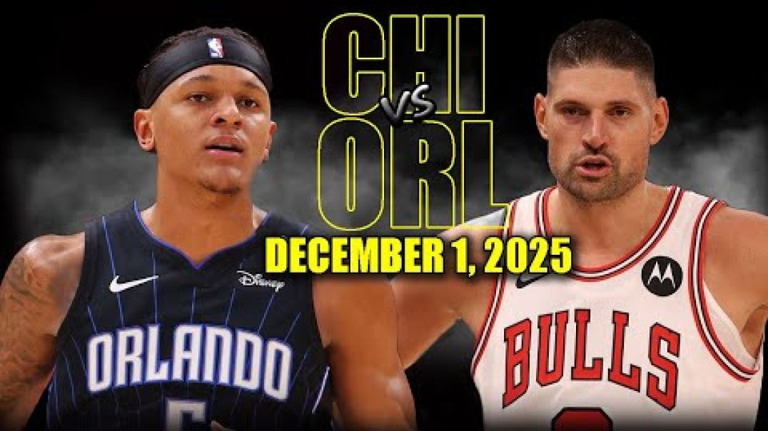 ⁣Chicago Bulls vs Orlando Magic Full Game Highlights - December 1, 2025 NBA Season