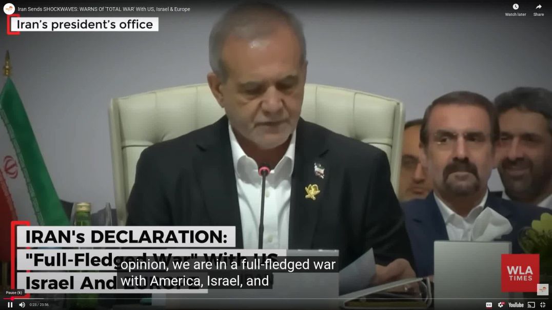 Iran Sends SHOCKWAVES WARNS Of 'TOTAL WAR' With US, Israel &amp;amp; Europe