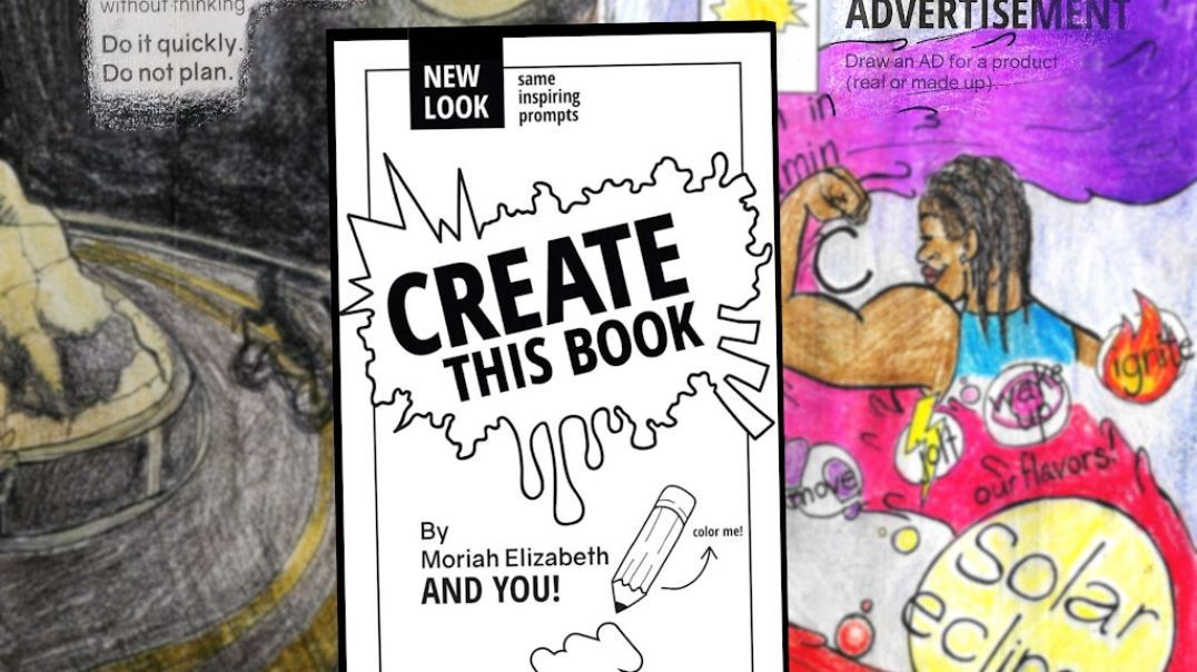 ⁣Create This Book Speed-Drawings! (Without Thinking + Advertisement)