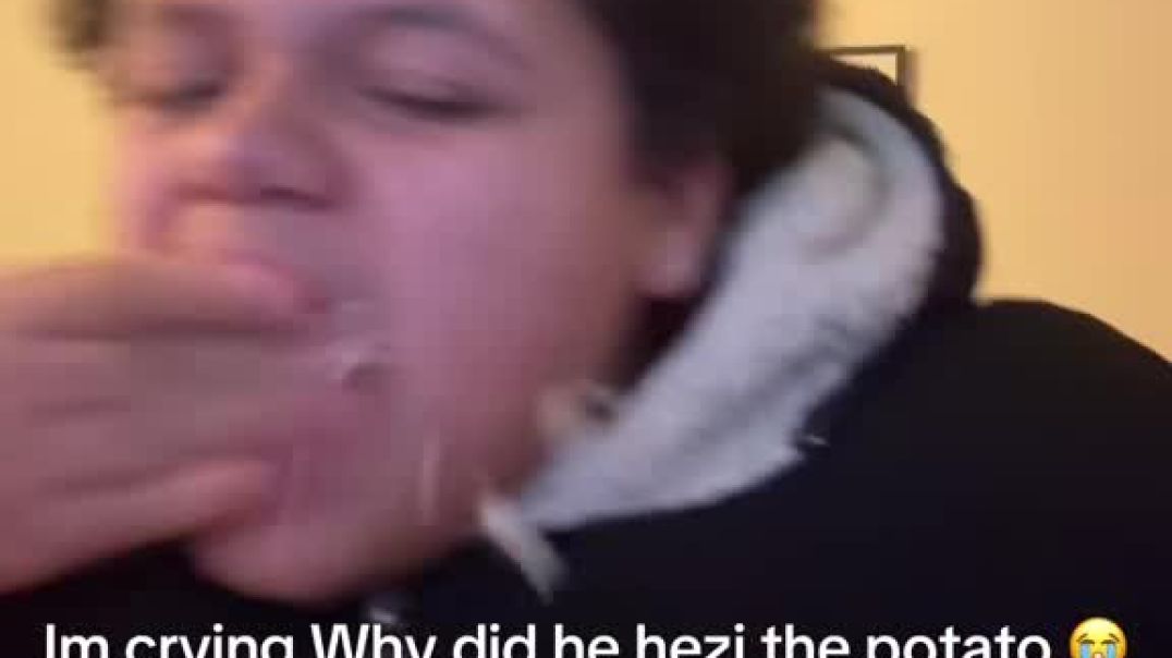 ⁣I’m crying bro why did he hezi the potato