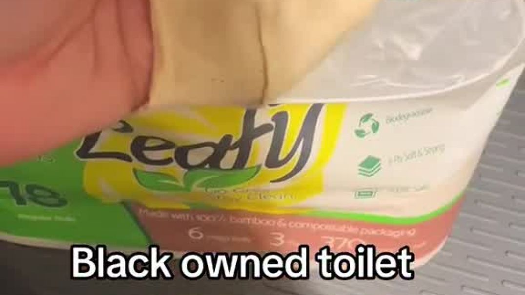 ⁣Black-owned Bamboo Toilet Paper!