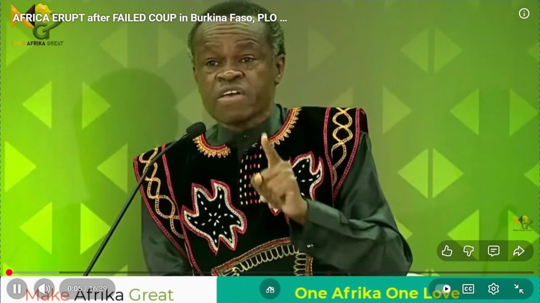 ⁣AFRICA ERUPT after FAILED COUP in Burkina Faso, PLO Lumumba ROARS