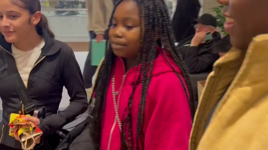 J Funk gets stopped by fans at NYC Mall