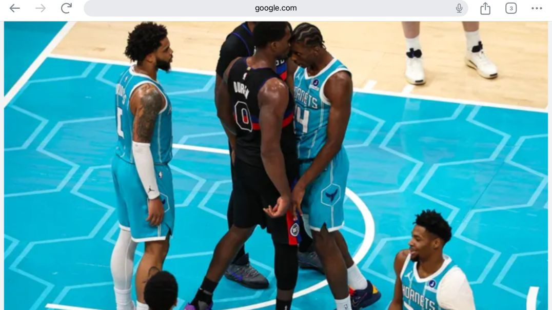 ⁣fight with jalen duren and isaiah stewart  in pistons vs hornets
