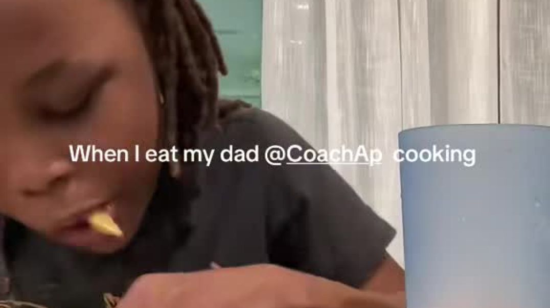 me Whenever dad cooks cooks