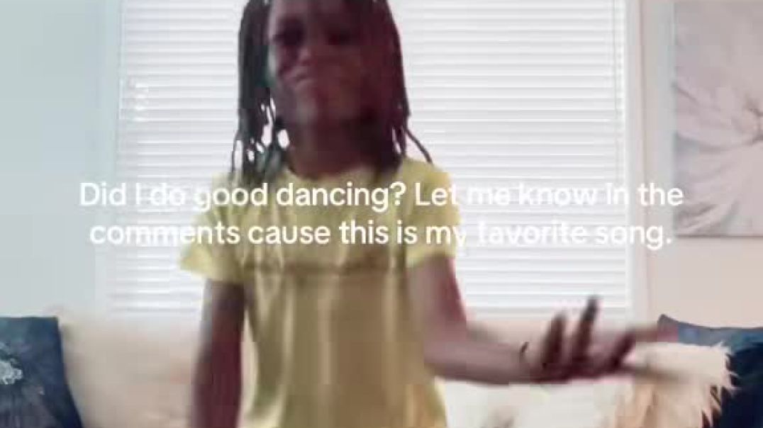 Did I do good dancing cause this is my favorite song let me know in the comments
