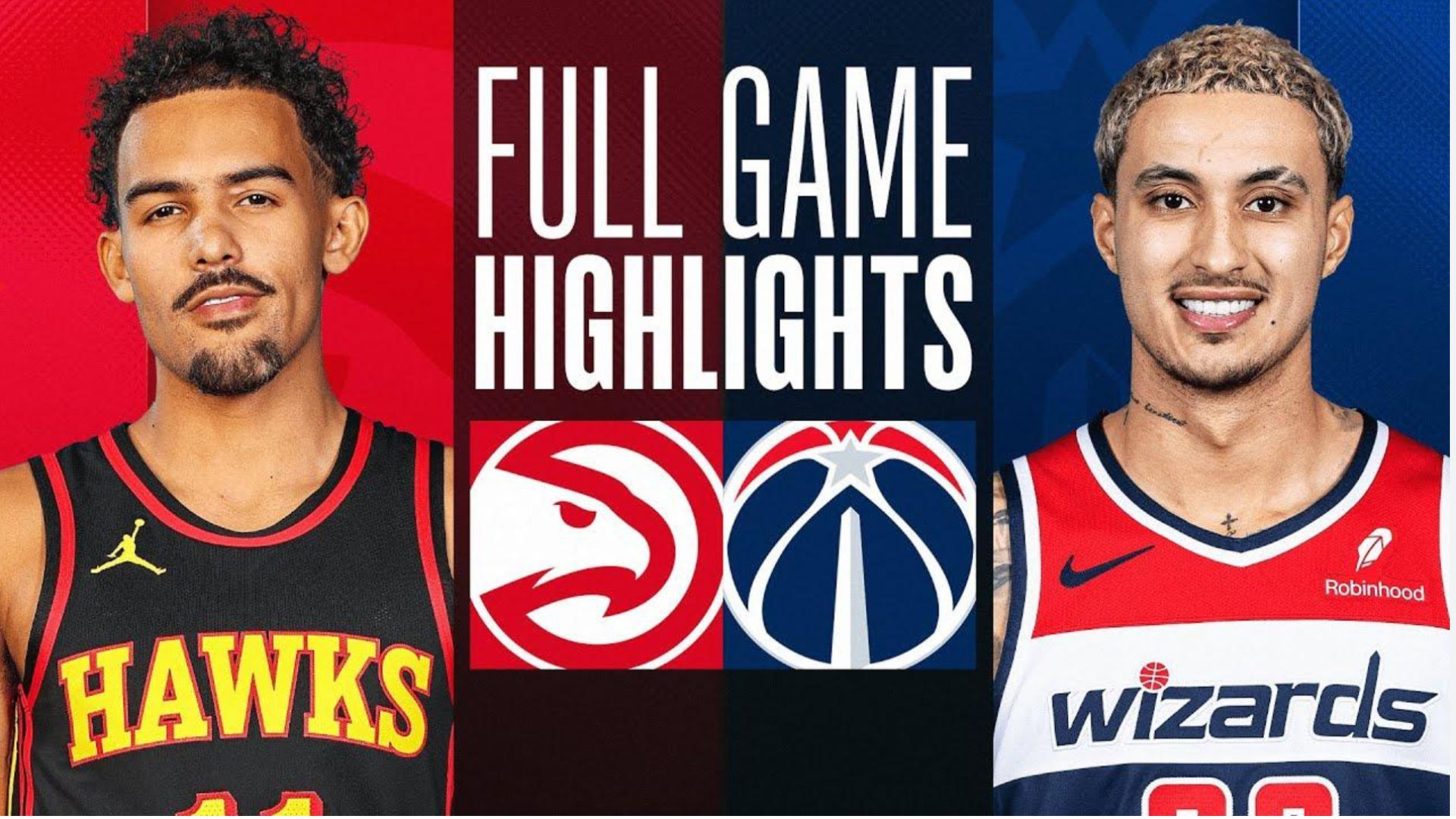 ⁣hawks  vs wizards full game highlights