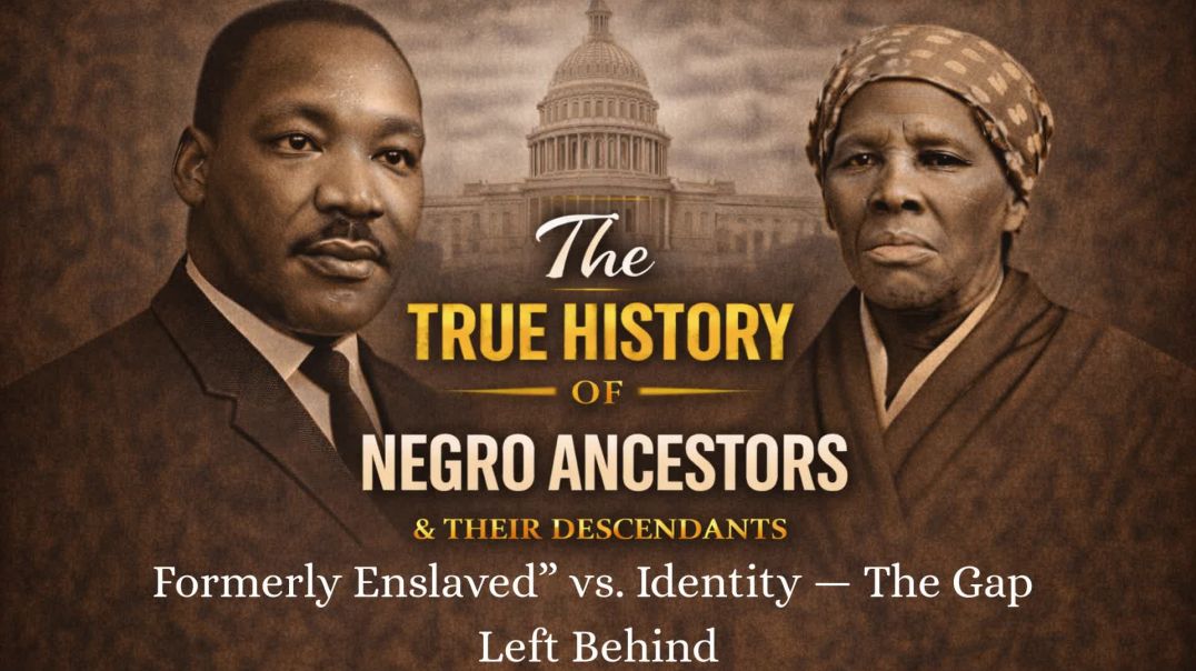 ⁣Formerly Enslaved vs Identity — The Gap Left Behind (Full Video #6 Negro Series)