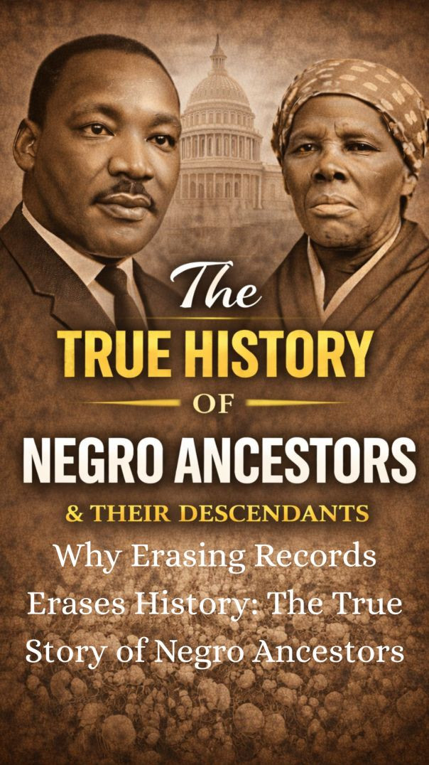 Why Erasing Records Erases History: The True Story of Negro Ancestors