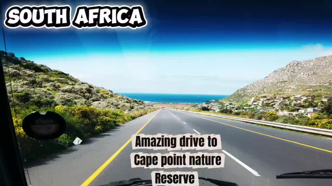 ⁣Amazing drive tour to Cape Point Nature Reserve, South Africa.