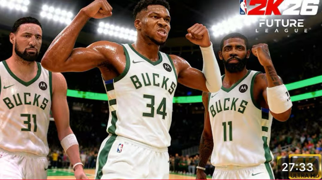 Reloading the Milwaukee Bucks - Here Comes Kyrie! | NBA 2K26 Future League Mode | Mavs vs. Bucks