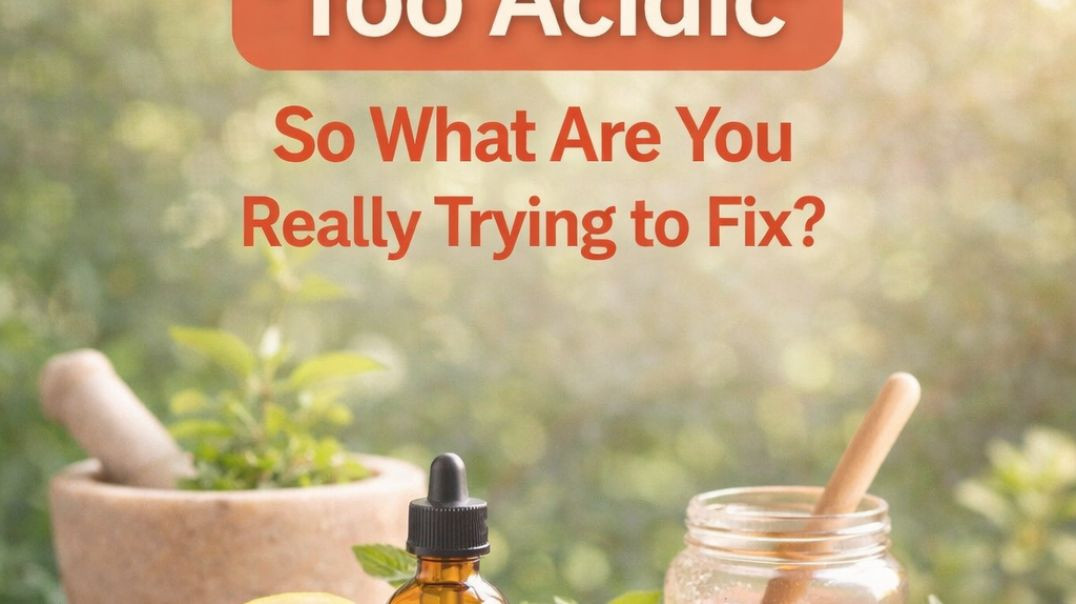 You’re Not “Too Acidic”