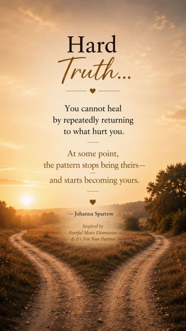 Hard Truth... You Cannot Heal by Returning to What Hurt You 🤍