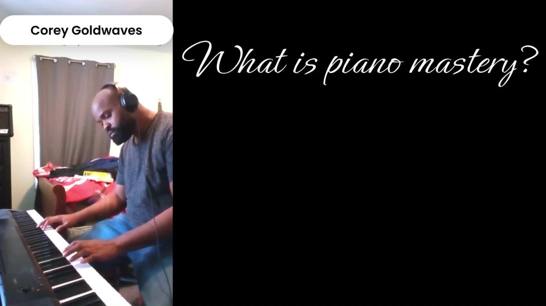 ⁣What is piano mastery?