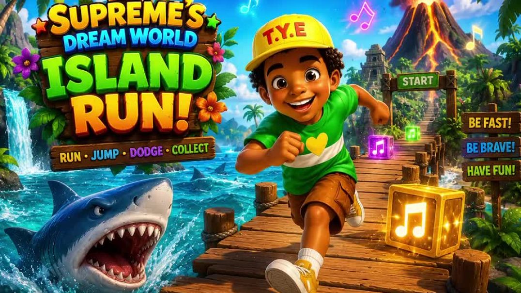 ⁣Supreme's Dream World Sharks in the Water