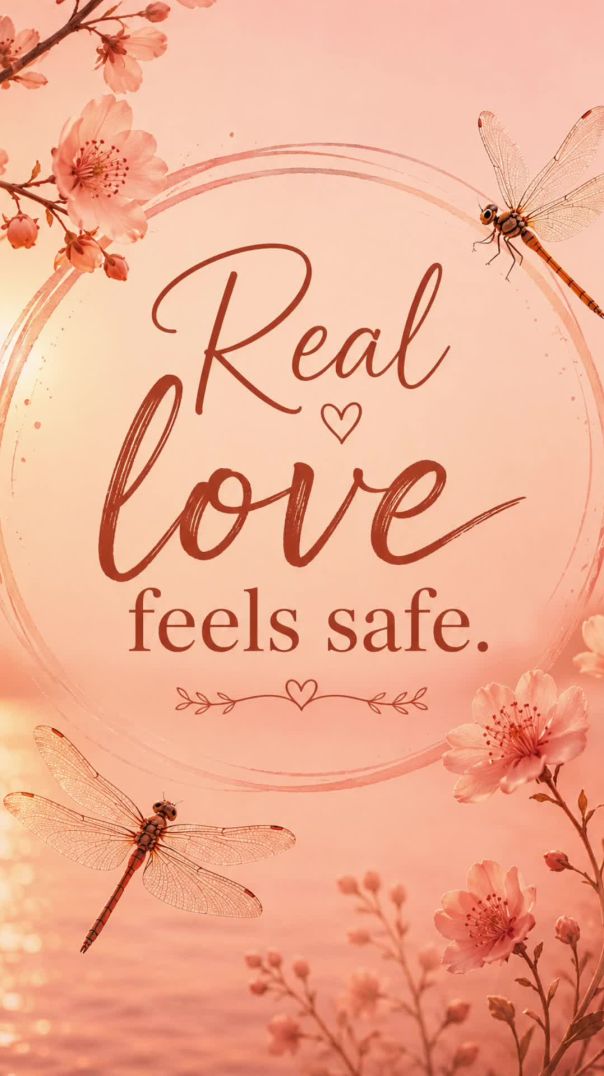 Real Love Feels Safe 🤍