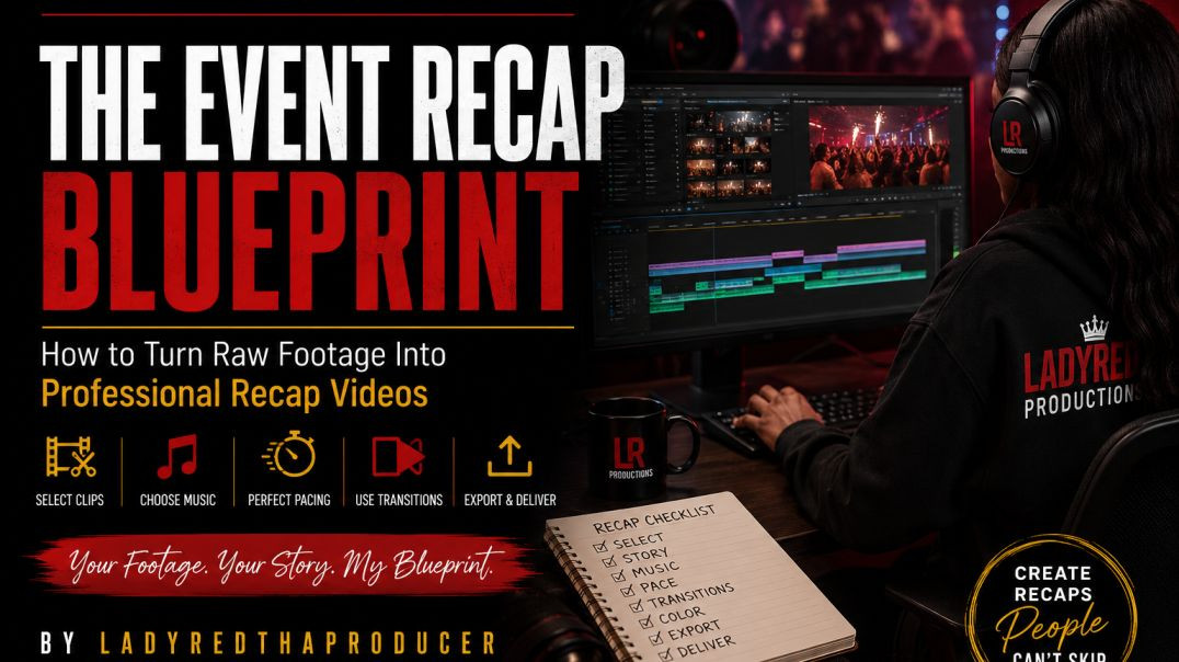 ⁣LadyredThaProducer Media Recap Journey