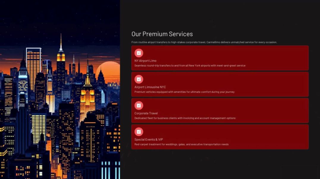 ⁣Limousine New York - Carmellimo