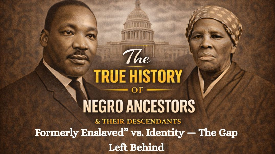 Formerly Enslaved vs. Identity — The Gap Left Behind