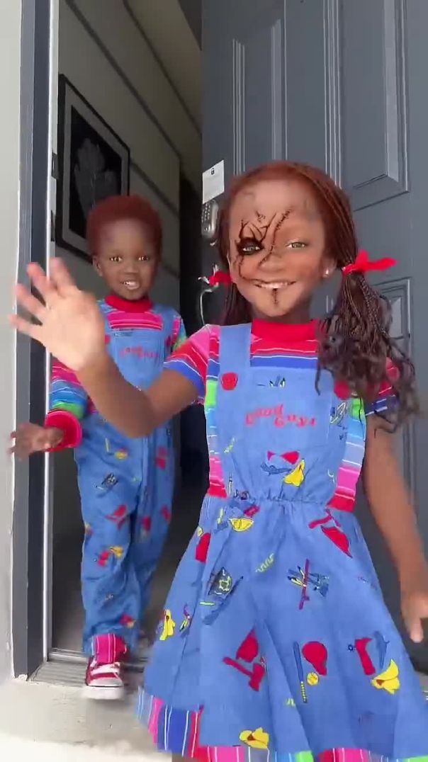 Guess who we are for Halloween!