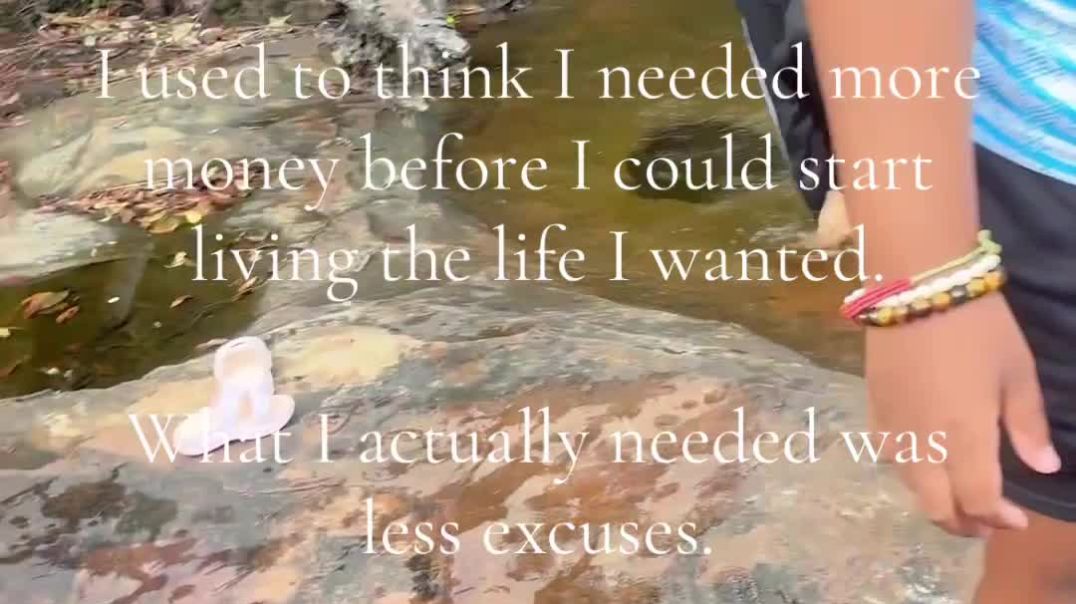 ⁣Live life today