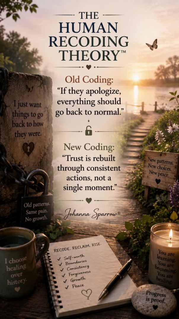 Trust Is Rebuilt Through Actions | The Human Recoding Theory™